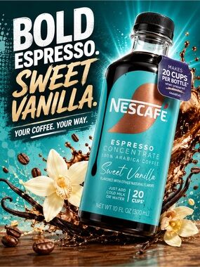 NESCAFÉ Sweet Vanilla Espresso Concentrate - NEW